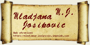 Mlađana Josipović vizit kartica